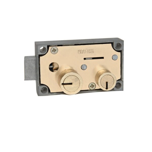 Bulls Eye Safe Deposit Locks Diebold Replacement Safe Deposit Lock, 1/2'' BNLN-Big Nose Little Nose, Fixed Renter, Insert Banks B175-05-RH - main